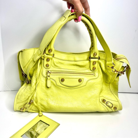 BALENCIAGA Classic City Neon Yellow June Citronna - Picture 3 of 17